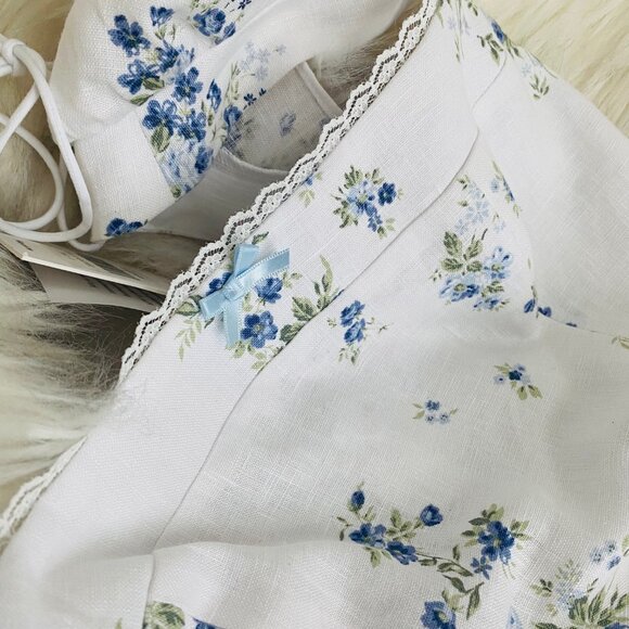 NEW Reformation Loula Linen Dress In Truly - Picture 7 of 7